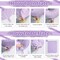 Large Dusty Pastel Purple 3 Balloons, 40 Inch Giant Light Purple Helium Mylar Foil Globos Numero for Girls, Self Inflating 3rd Birthday Balloon for Women Three Anniversary Party Decorations Supplies